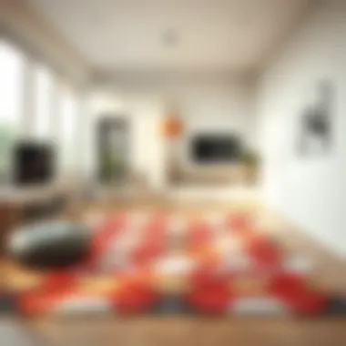 Modern area rug for contemporary decor